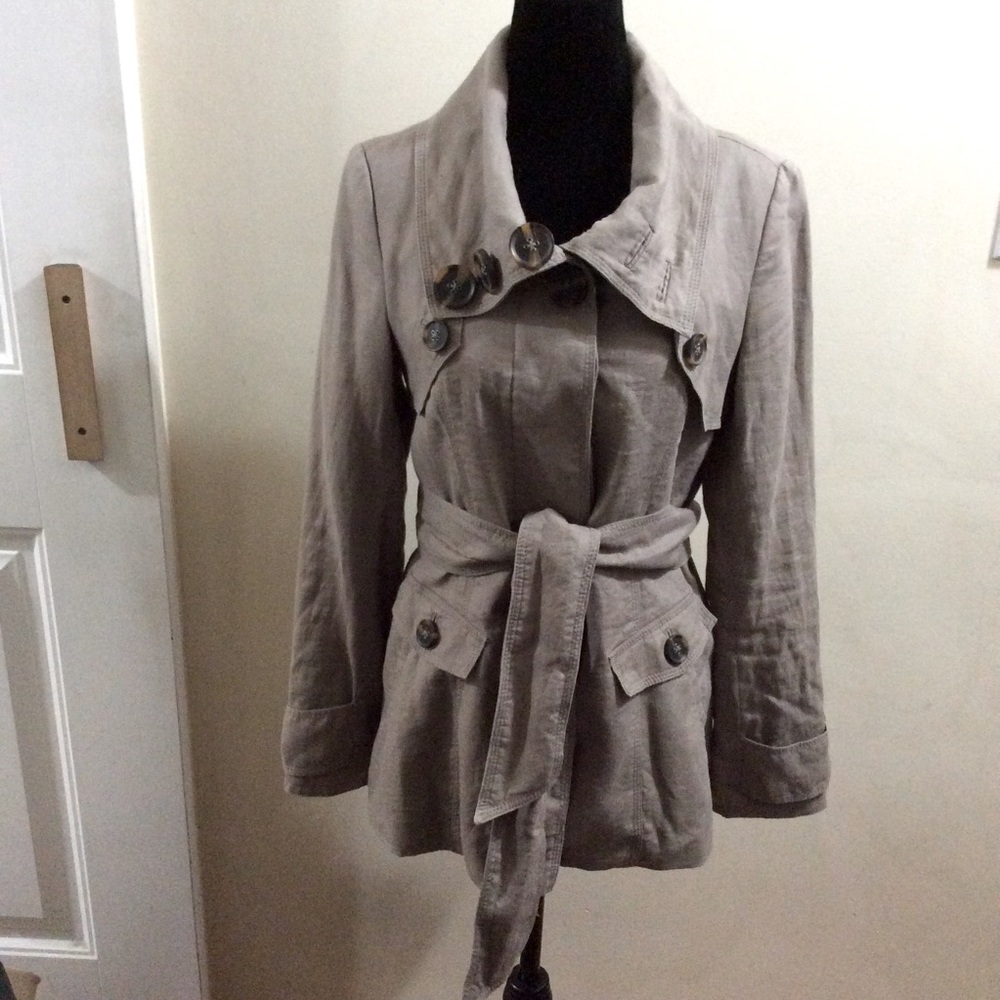 RW & Co lined linen coat / jacket